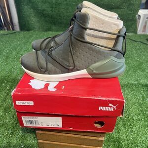 Womens 7.5 Puma Fierce Rope Women Sneakers Green Lace Up Running Active Shoes